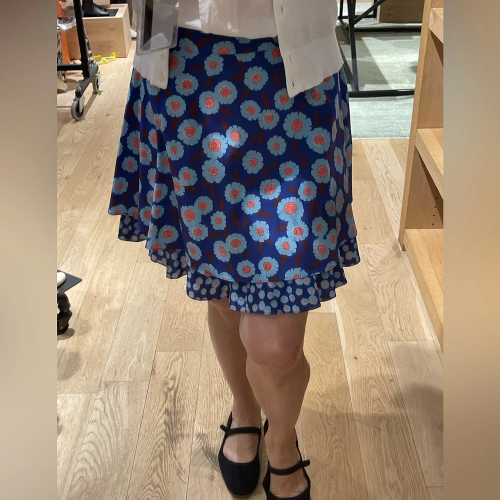 Kate Spade New York - Tangier Floral Double Layer Skirt Size 2 - Picture 15 of 17